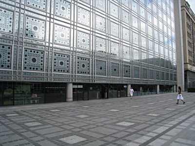 Nous allons à l'Institut du Monde Arabe