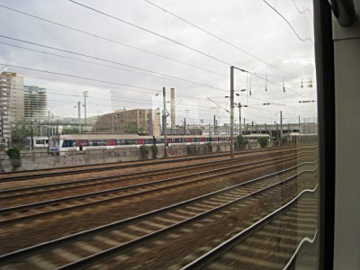 Le train démarre