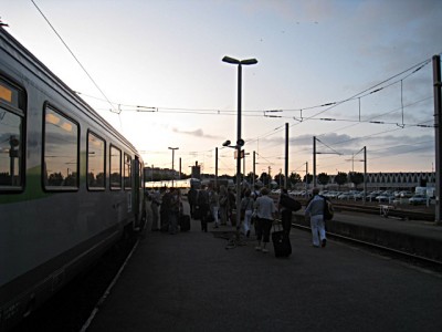 Je descends du train