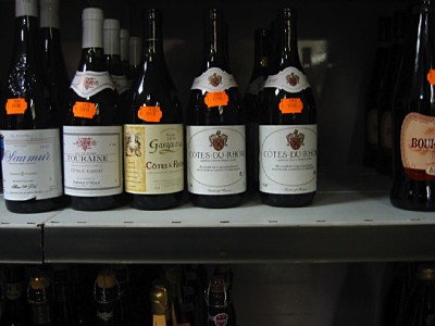 J'achète du vin
