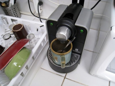 Je me prépare un café