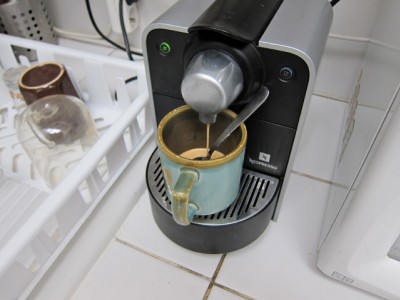 Je me prépare un café