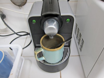 Je me prépare un café
