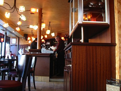 L'intérieur de la brasserie 'La Rotonde'