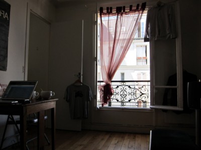 Il fait beau, j'ouvre grand les fenêtres