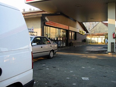 Nous arrivons à la station