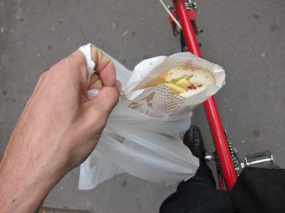 J'achète un sandwich