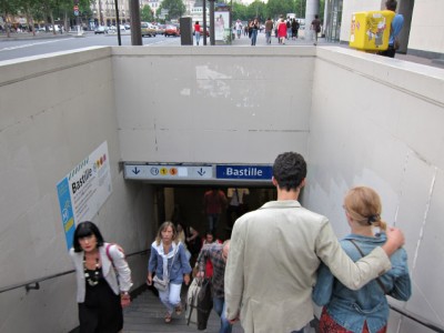 Je prends le métro