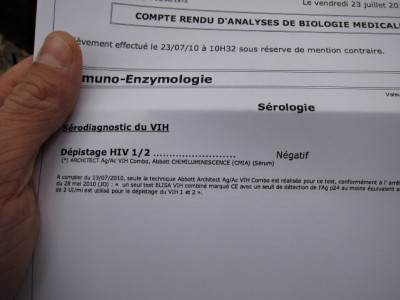 Je suis séro-négatif