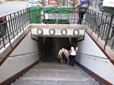 Je prends le métro