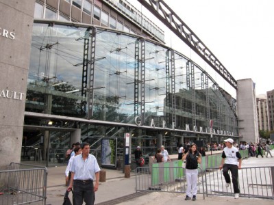Je vais à la gare