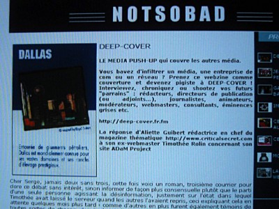 L.D s'acharne et publie à nouveau un article sur le site de Thierry