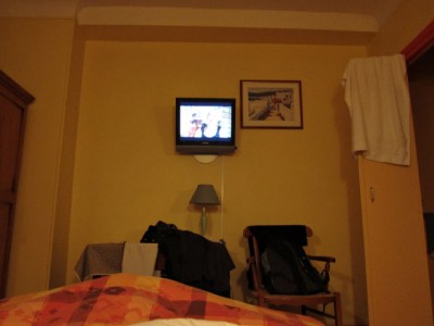 Je regarde la télévision