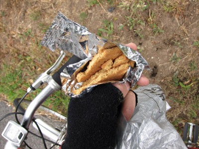 Je mange des biscuits