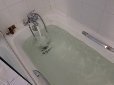 Je prends un bain