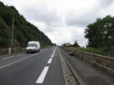 La ville est en hauteur, la côte est très dure