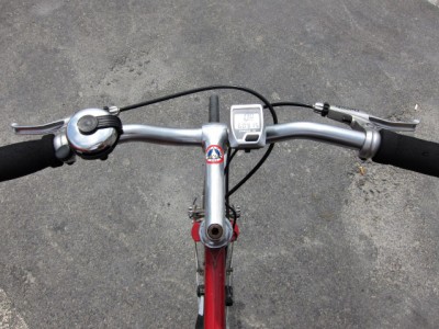 Je remonte sur mon vélo