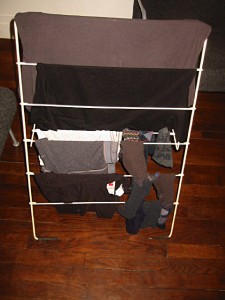 J'étends mon linge