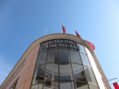 Nous allons aux galeries Lafayette