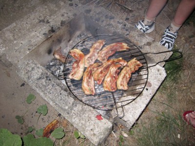 Des grillades