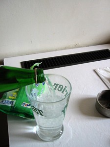 Je bois du perrier