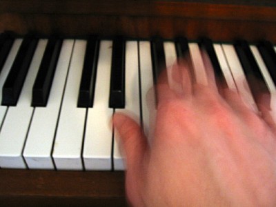 Je joue du piano