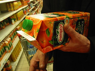 Nous achetons à boire pour ce soir