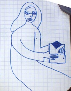 femme au récipient I