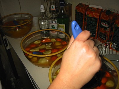 Je goûte le punch