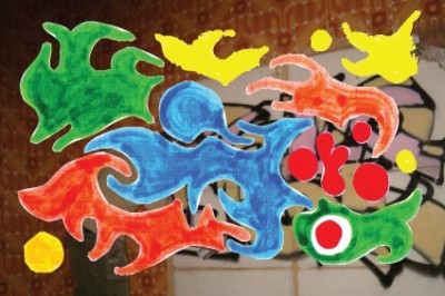 apparition colorée dans 1 pièce I