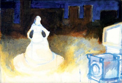 Femme decharnée