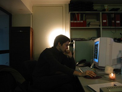 Philippe travaille
