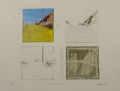 BOND. 1981. DRAWING PROOF DARLING LANE.