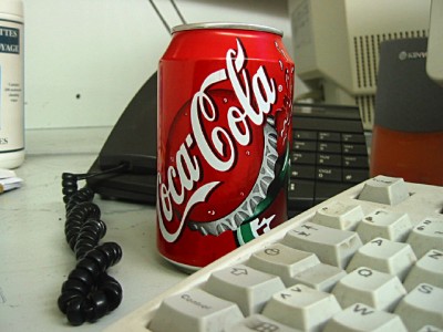 Je bois du coca