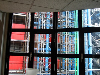 Le bureau de Jean-François donne directement sur Beaubourg