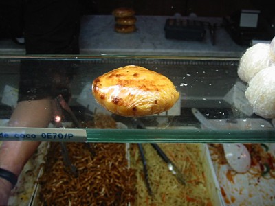 J'achète à manger chez le traiteur