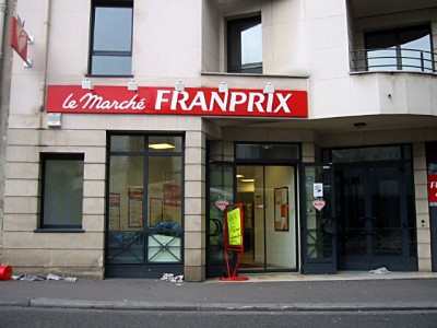 Je vais au Franprix