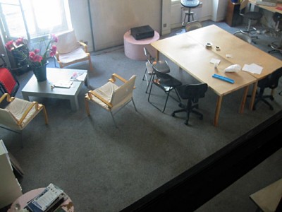 Vue depuis la mezzanine