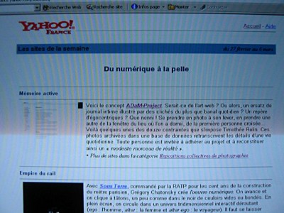 ... et en a fait un des sites de la semaine.