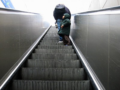 Je sors du métro