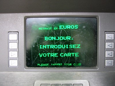 Je retire de l'argent