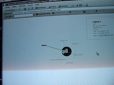 Je termine le nouveau site de Spill