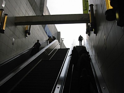 Nous prenons le métro