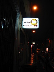 Je passe à la boulangerie