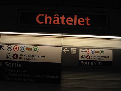 Je change à Chatelet