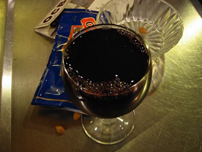 Je bois du vin