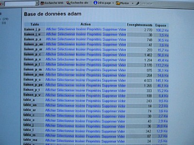 Je travaille sur ADaM