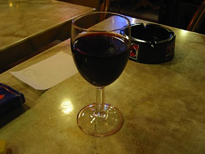 Je bois du vin