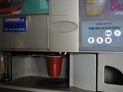 Je prends un café