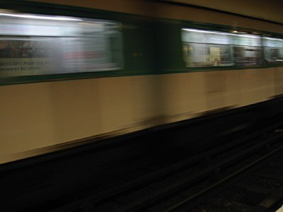 Je prends le métro
